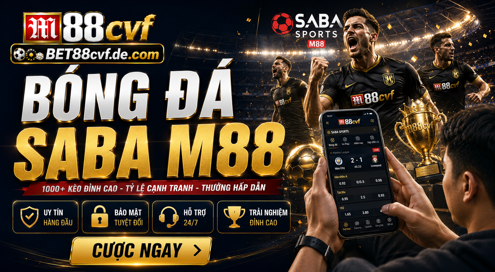 Bong da Saba M88 – Chinh phuc kho keo lon, nhan thuong hap dan