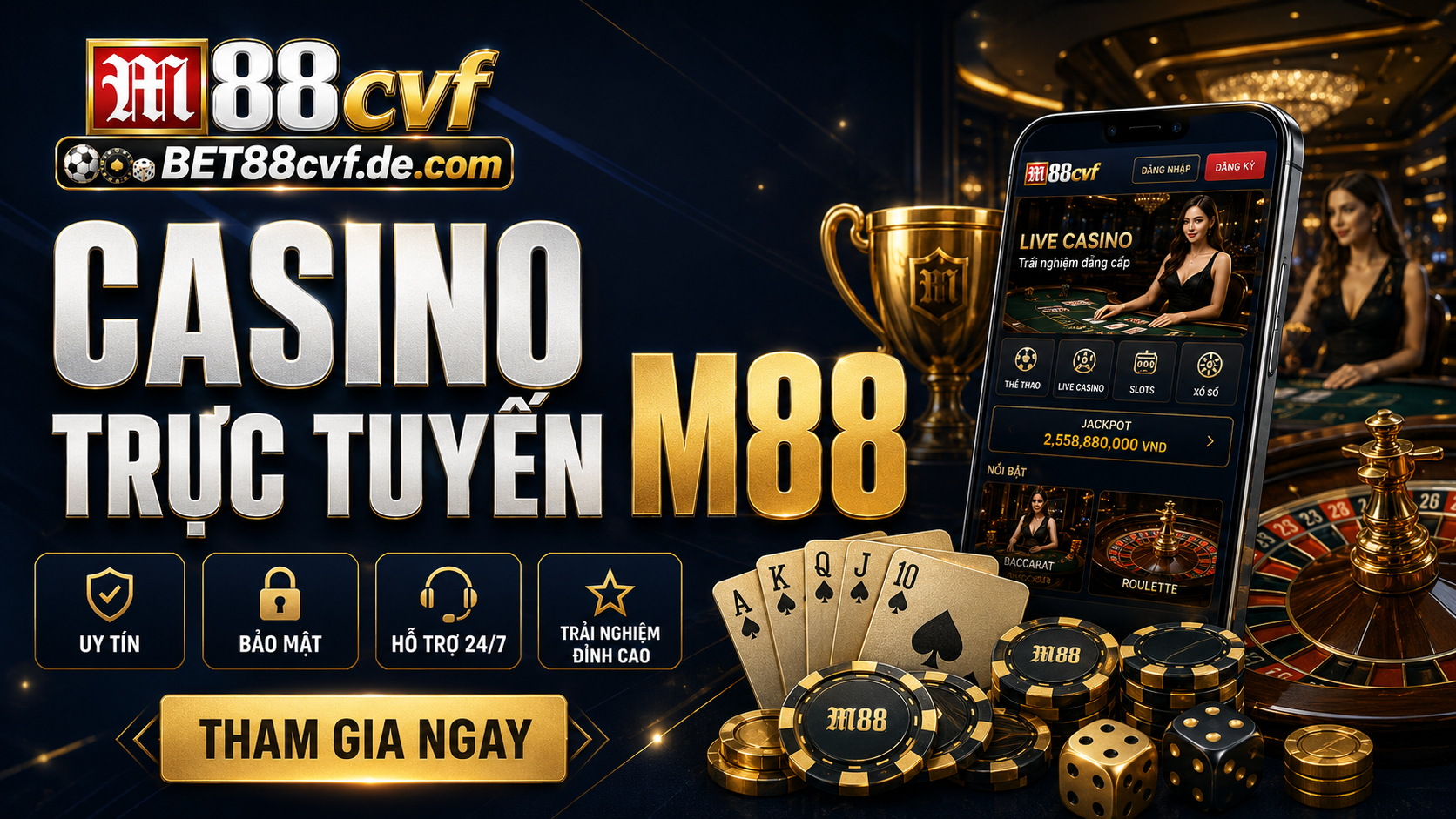 Casino trực tuyến M88 – Không gian cược chân thực, bàn chơi đẳng cấp Casino truc tuyen M88 – Khong gian cuoc chan thuc, ban choi dang cap