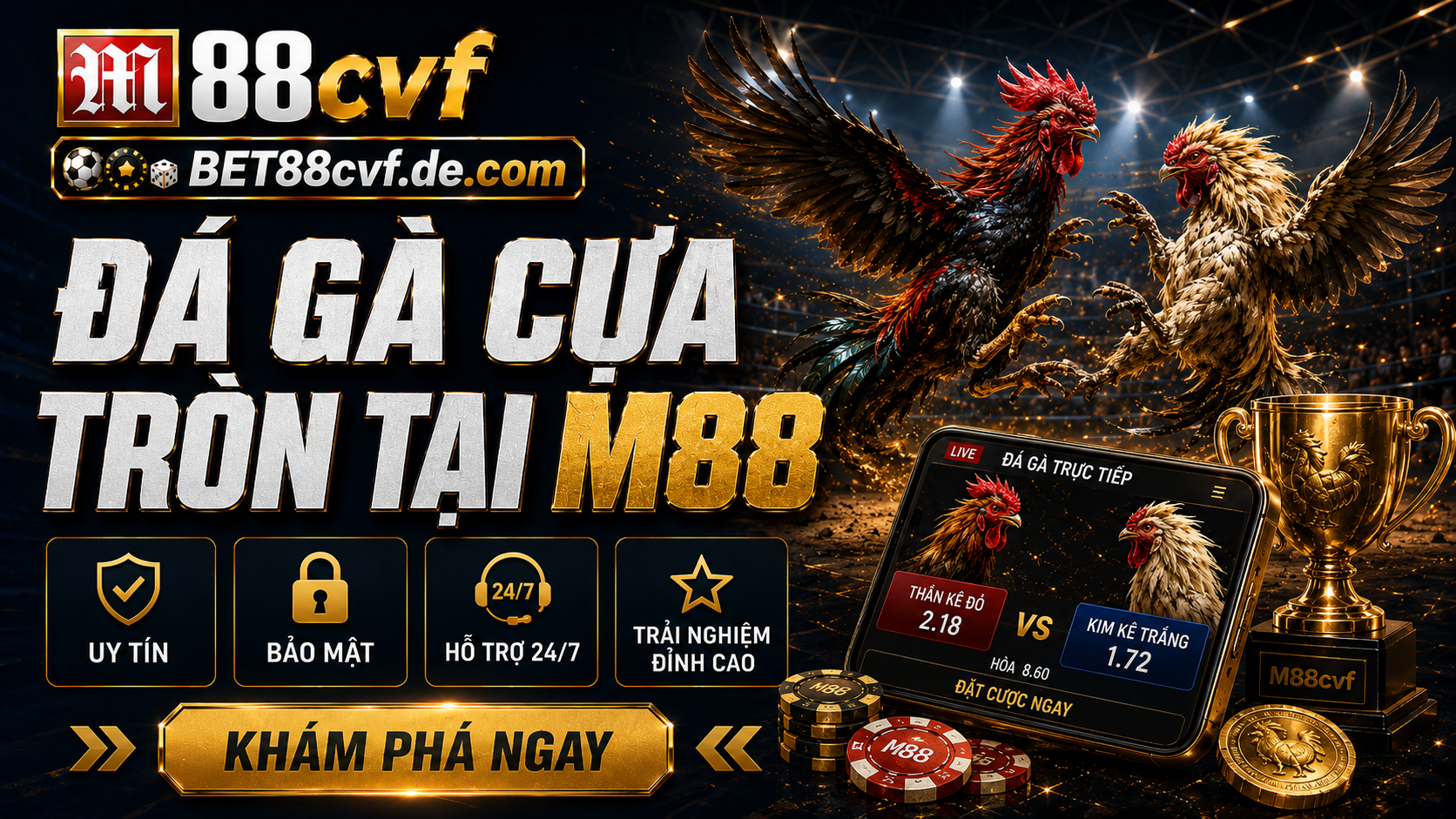 Đá gà cựa tròn quen thuộc với nhiều kèo chất lượng