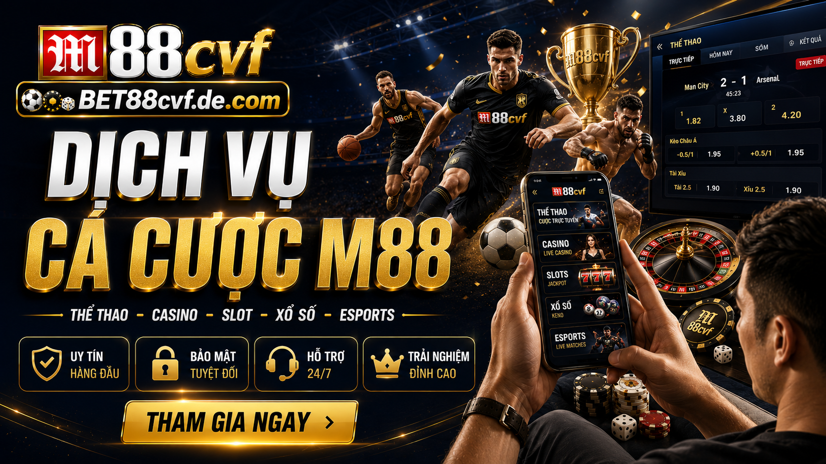 Cach lua chon dich vu M88 phu hop voi tung nhu cau