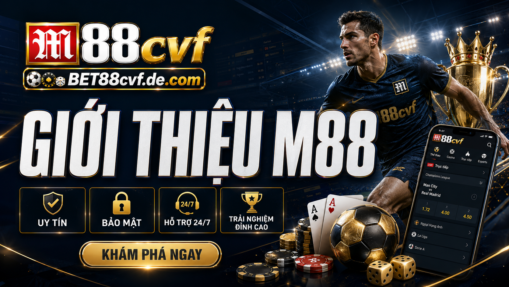 Tổng quan nhà cái M88 và điểm nổi bật