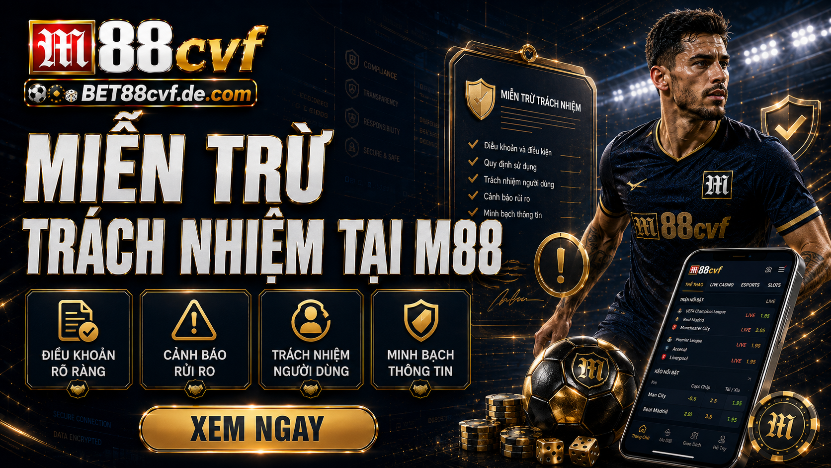 Miễn trừ trách nhiệm tại M88 Miễn trừ trách nhiệm tại M88