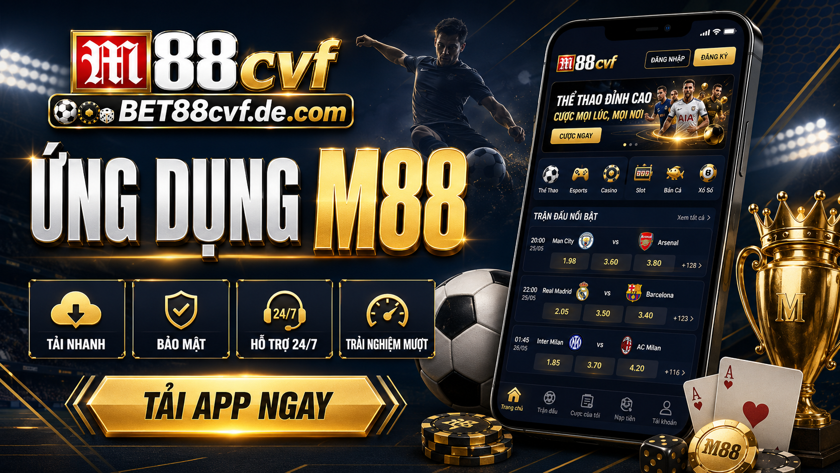 Ứng dụng M88